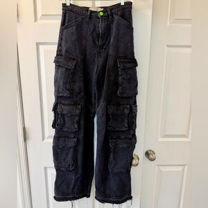 Hudson x Zoe Costello High Rise Cargo Jeans